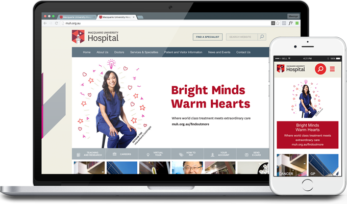Macquarie University Hospital’s Website Gets a Facelift