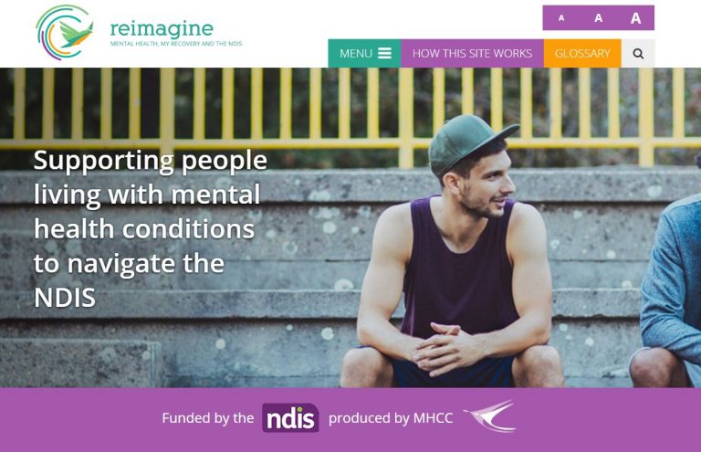 An accessible NDIS website built for Reimagine. Today (non-profit organisation)
