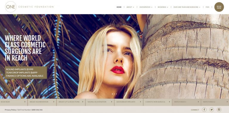 [Case Study] How we helped OneCosmetic build a aesthetic and functional website